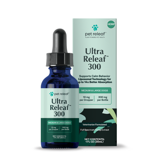 Ultra Releaf Hemp Oil 300 For Medium/Large Dogs